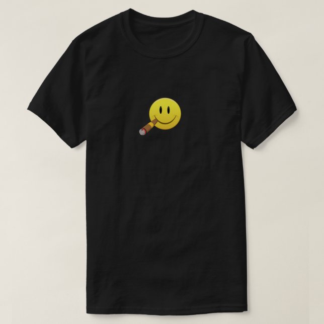 Cigar Happy Face T-Shirt (Design vorne)