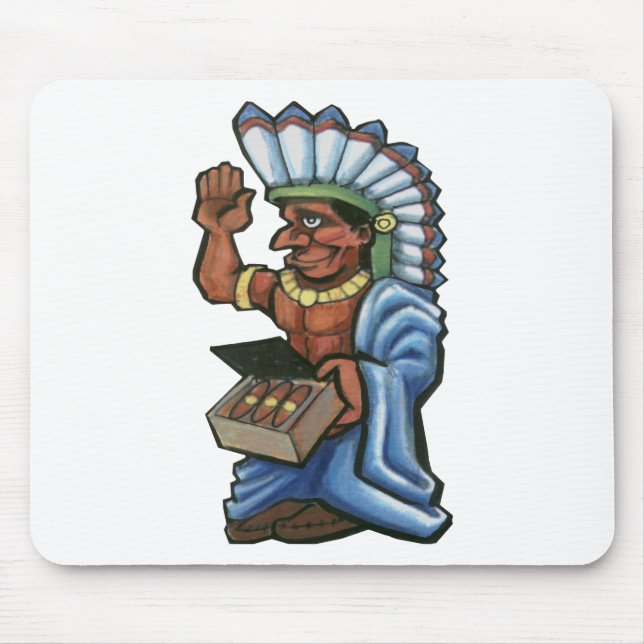 Cigar Indian Mousepad (Vorne)