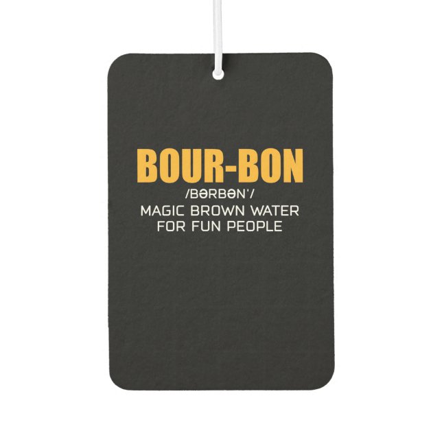 Cigar Lover | Bourbon Magic Brown Autolufterfrischer (Vorderseite)