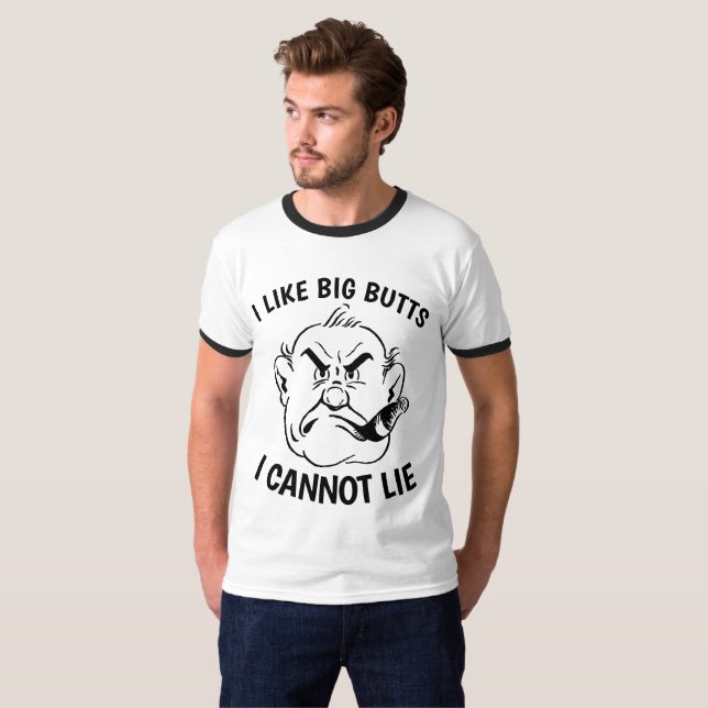CIGAR LOVER Drôle T-shirts Hommes (Devant entier)