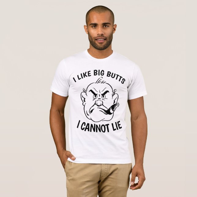 CIGAR LOVER Funny Men's T - Shirt (Vorne ganz)