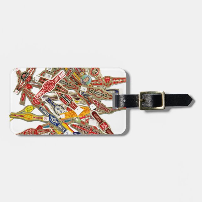 Cigar Ring Wrappers Gepäckanhänger (Vorderseite horizontal)