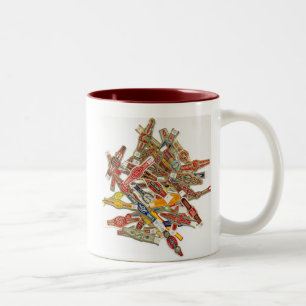 Cigar Ring Wrappers Zweifarbige Tasse