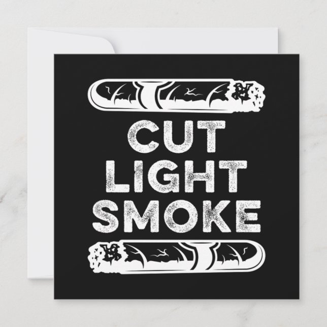 Cigar Tobacco Humidor Cigars Geschenk für leichte  Einladung (Vorderseite)