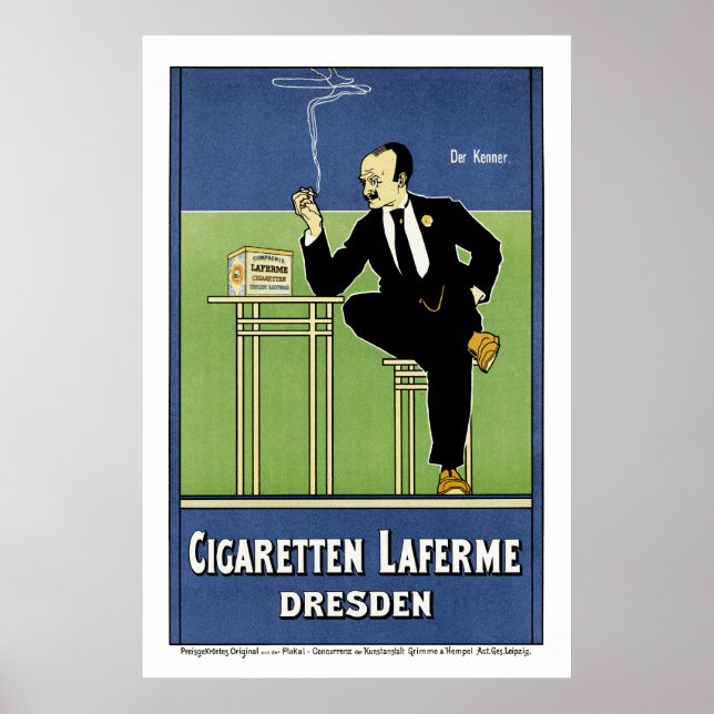 Cigaretten Laferme Poster (Vorne)
