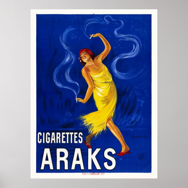 Cigarettes Araks Vintage Poster Cappiello Leonetto (Vorne)