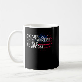 Cigars CHIMPANZEES Waffen & Freiheit Kaffeetasse