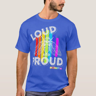 Cigayda LGBT Pride Cicada Brood X 2021 Insekt T-Shirt