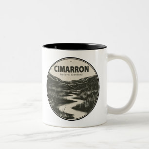 Cimarron National Grassland Kansas Stream Zweifarbige Tasse