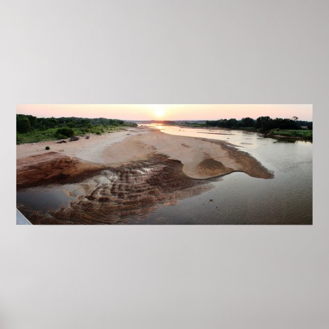 Cimarron River Sunset, Juni 2012 - I Poster (Vorne)