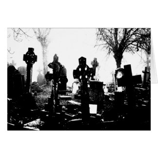 Cimetière gothique effrayant