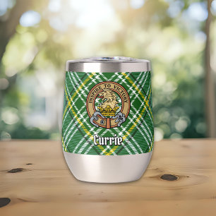 Cimier de lion Clan Currie sur Tartan