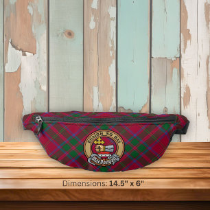 Cimier du clan MacDougall sur tartan