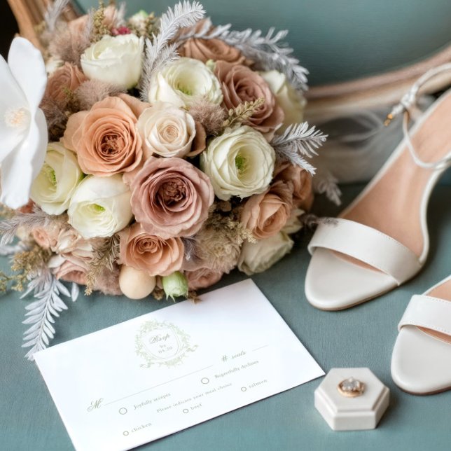 Cimier floral classique RSVP Carte de choix de rep (Créateur téléchargé)