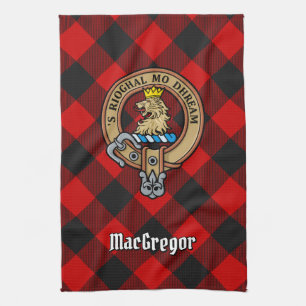 Cimier MacGregor sur Rob Roy Tartan Serviette de c
