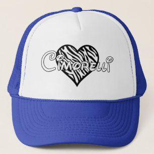 Cimorelli Hut - Zebra-Herz Truckerkappe