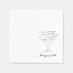 Cin Cin 50. Geburtstagsparty, 80. Geburtstag Serviette