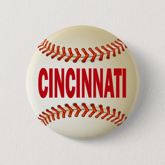CINCINNATI-BASEBALL BUTTON (Vorderseite)