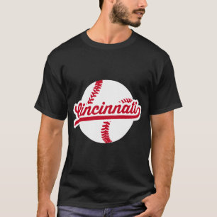 Cincinnati Baseball Ohio Pride Liebe Rote Stadt T-Shirt