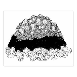 Cincinnati Chili Ohio OH Spaghetti Chili Food Gummistempel
