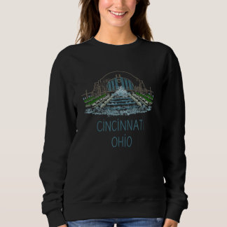 Cincinnati City Ohio Souvenir für Männer Frauen Sweatshirt
