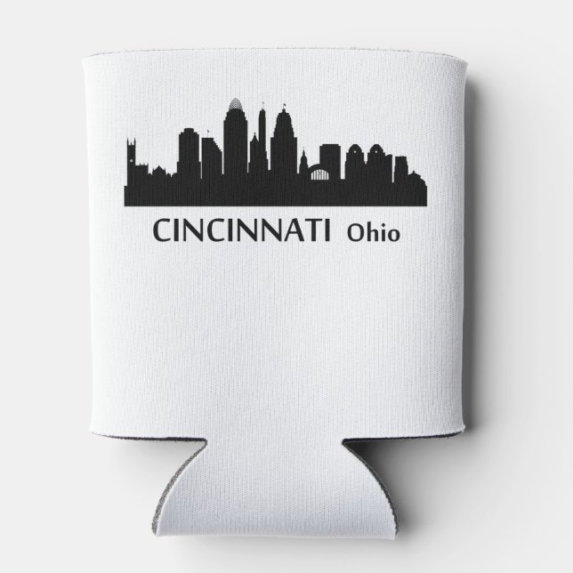 Cincinnati Cityscape Skyline Dosenkühler (Rückseite)