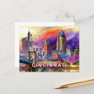 Cincinnati Collvable Postkarte