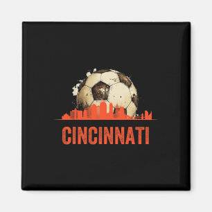 Cincinnati Fußball Königin Stadt Skyline Fußball F Magnet