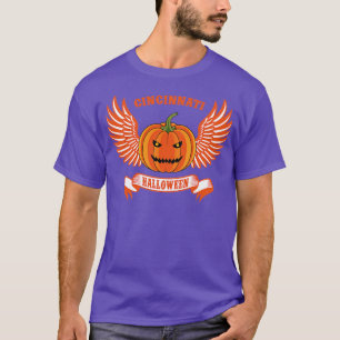 Cincinnati Halloween Flying Citrouilles TShirt