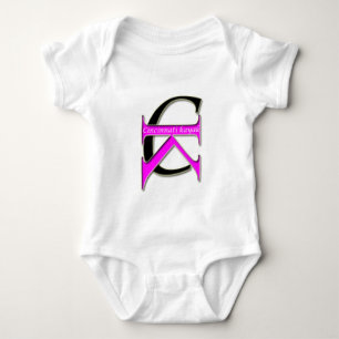 Cincinnati-Kajak - Baby - rosa Logo Strampler