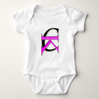 Cincinnati-Kajak - Baby - rosa Logo Strampler