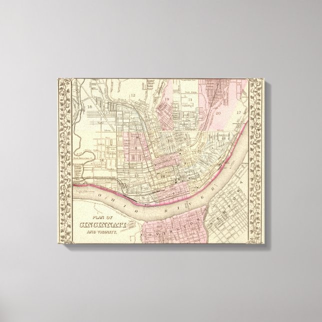 Cincinnati Leinwanddruck (Vorderseite)