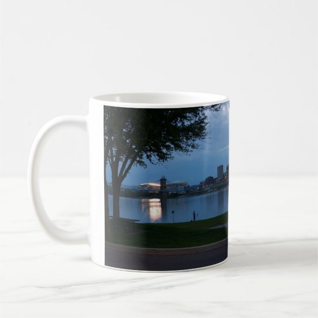 Cincinnati-Nachglut Kaffeetasse (Links)