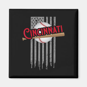 Cincinnati Oh Usa Flagge Die Königin Chip Stadt Ba Magnet