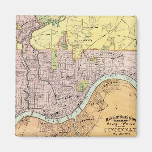 Cincinnati, Ohio 2 Magnet (Vorne)