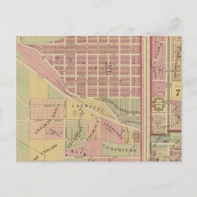 Cincinnati, Ohio 4 Postkarte (Vorderseite)