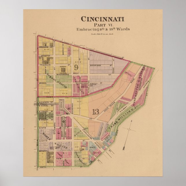 Cincinnati, Ohio 8 Poster (Vorne)