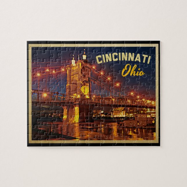 Cincinnati Ohio Bridge (Horizontal)