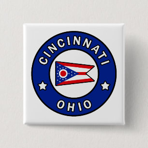 Cincinnati Ohio Button