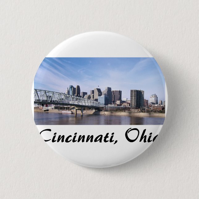 Cincinnati Ohio Button (Vorderseite)