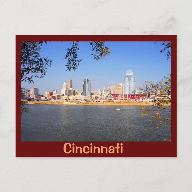 Cincinnati, Ohio, die Königstadt Postkarte (Vorderseite)
