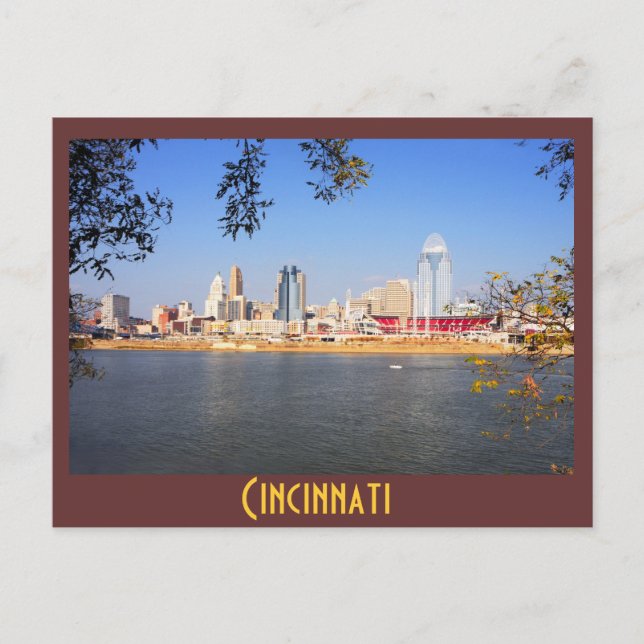 Cincinnati, Ohio, die Königstadt Postkarte (Vorderseite)