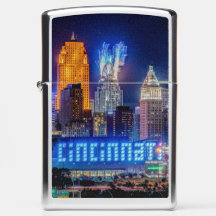 Cincinnati Ohio Feuerwerk am Turm - Zippo
