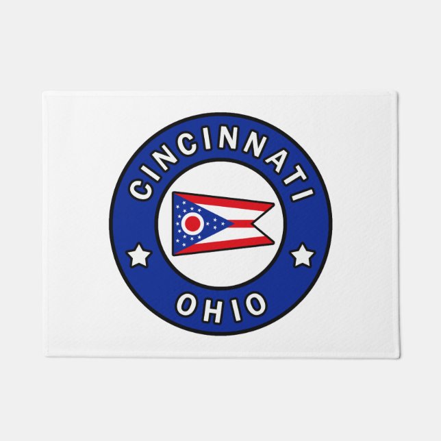 Cincinnati Ohio Fußmatte (Vorderseite)