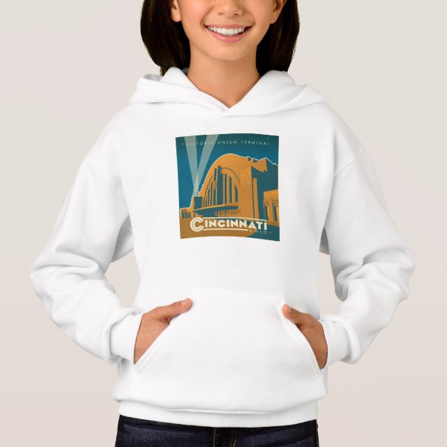 Cincinnati, Ohio | Historischer Gewerkschaft Hoodie (Vorderseite)