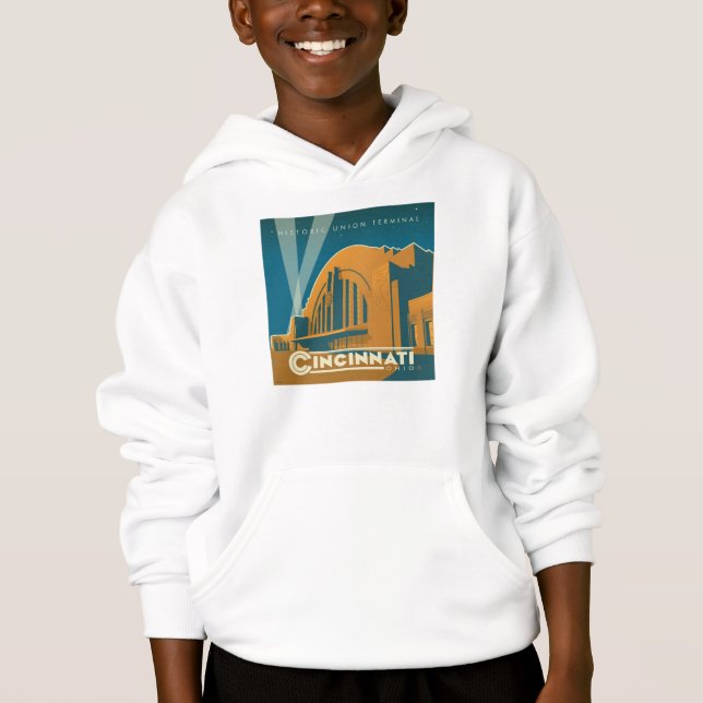 Cincinnati, Ohio | Historischer Gewerkschaft Hoodie (Vorderseite)