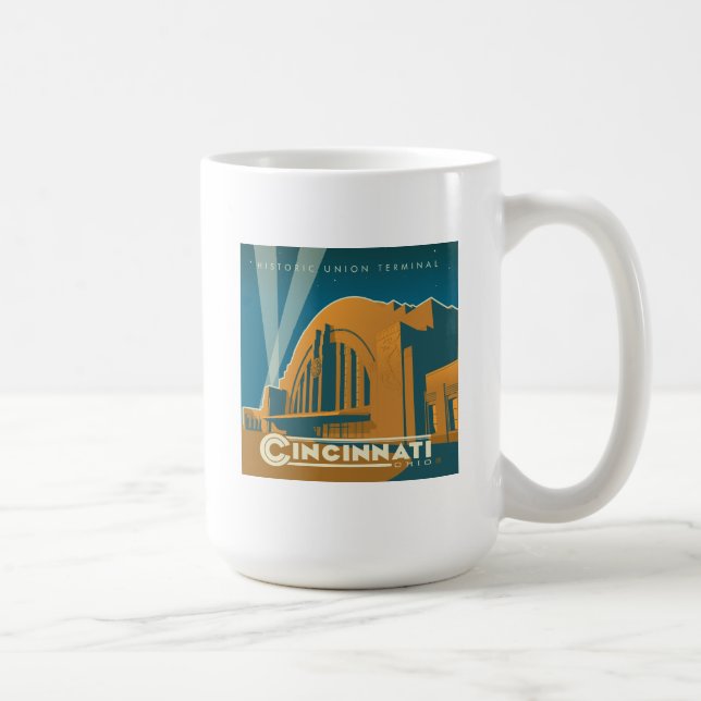 Cincinnati, Ohio | Historischer Gewerkschaft Kaffeetasse (Rechts)