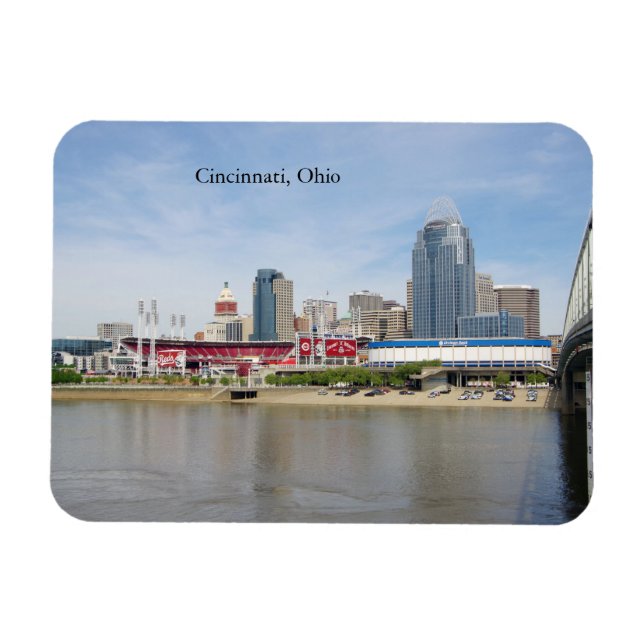 Cincinnati, Ohio-Magnet für flexibles Foto Magnet (Horizontal)