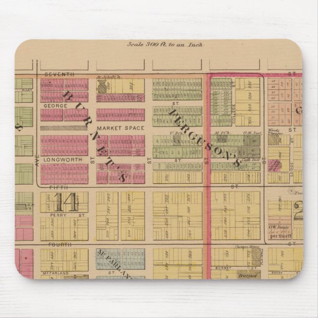 Cincinnati, Ohio Mousepad (Vorne)