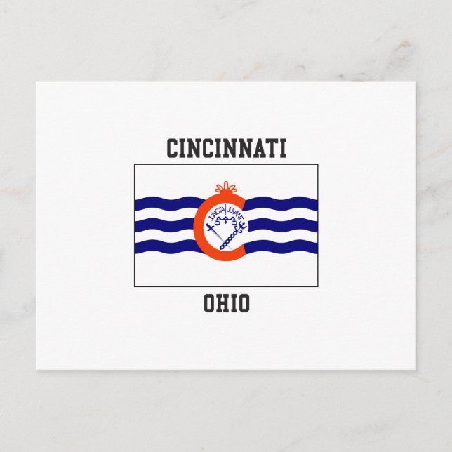 Cincinnati Ohio Postkarte (Vorderseite)